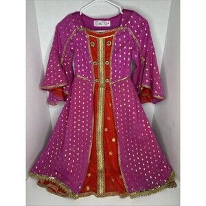Jasmine Deluxe Live Action Costume Gown Disney Stores - Size 5/6